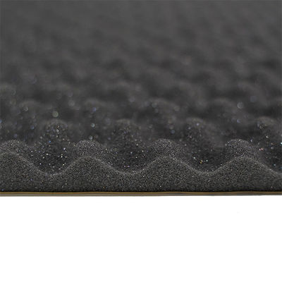 Medium High Frequency Noise Absorbing Materials Heat Insulation Mat Wave Design