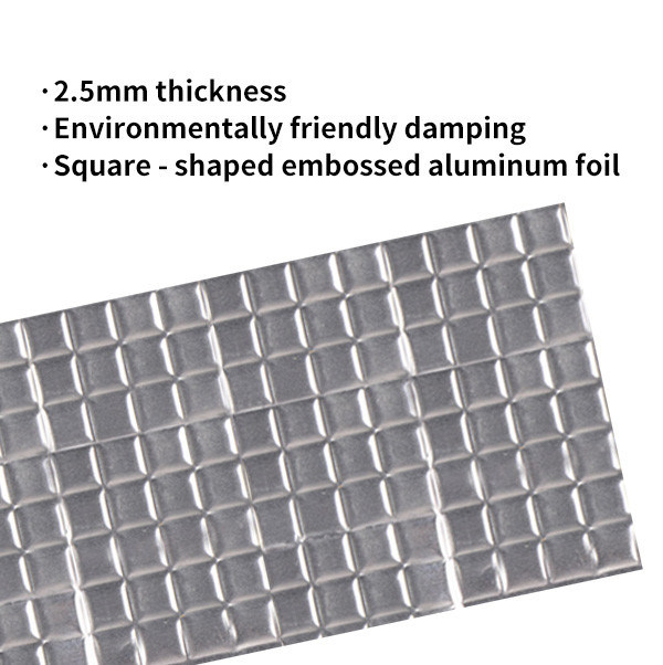 2.5mm Automobile Aluminum Foil Vibration Reduction Pad / Car Sound Deadening Mat
